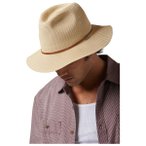 Brixton - Wesley Straw Packable Fedora - Hut Gr M - 58 cm braun