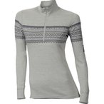 Aclima Designwool Marius Zip-Shirt Damen  Longsleeves Merino weiss Größe XS Tr