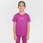 NIKE Kinder Unterjacke G NK DF ONE STD SS TOP HBR, Größe XL in Pink