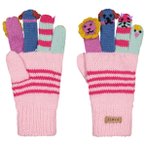 Barts - Kid's Puppet Gloves - Handschuhe Gr 3 rosa