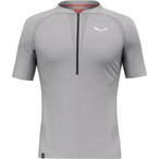 Salewa Pedroc Pro Dry Half Zip  Herren  T-Shirts grau Größe S  Trekking  Hautf