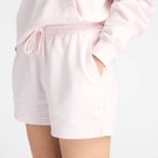 NEW BALANCE Damen Hose Sport Essentials French Terry Short, Größe XS in Pink