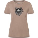 Super.Natural Bandito Cat  Damen  T-Shirts weiss Größe M Trekking  Hautfreundl