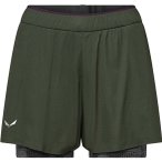 Salewa Pedroc Durastretch 2-in-1 Damen Shorts ( Oliv 42)