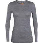Icebreaker Damen 200 Oasis Longsleeve (Größe L, grau)