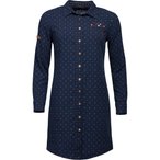Chillaz Santorin Kleid Damen  Kleider blau Größe XS Lifestyle  Hautfreundlich
