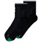 On - Elite Run Sock Mid - Laufsocken 44-46 schwarz