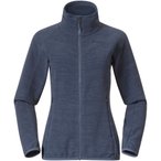 Bergans Hareid Fleece  Damen  Fleecejacke blau Größe S Trekking  Atmungsaktiv 