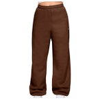 Nike - Women's Studio Fleece MW HR Oversize Cuffed Pant - Trainingshose Gr XS br