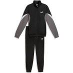 PUMA Herren Sportanzug ESS Block Poly Suit, Größe S in Schwarz