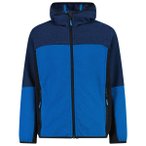 CMP - Kid's Jacket Fix Hood Jacquard Knitted - Fleecejacke Gr 104 blau