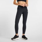 NEW BALANCE Damen Tights NB Harmony High Rise Legging 27", Größe M in Schwarz