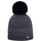 EISGLUT Mütze Diana Crystal, Größe ONE SIZE in Schwarz