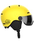 Salomon - Skibrille-/Snowboardhelm - Orka Visor Vibrant Yellow  - Kindergröße 
