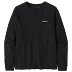 Patagonia - Women's L/S P-6 Logo Responsibili-Tee - Longsleeve Gr L schwarz