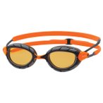 Zoggs - Predator Pol Ultra - Schwimmbrille Gr Regular grau/orange