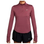 Nike - Women's Swift Dri-Fit UV 1/2-Zip Running Top - Laufshirt Gr S rot