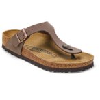 Birkenstock Gizeh Birko-Flor Schmal Damen Sandalen ( Braun 40 EU, EU |)