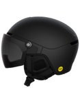 POC - Skihelm mit integriertem Visier - Obex Visor Uranium Black Matt/Clarity Un