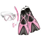 Mares - Kid's Set X-One Pirate - Schnorchelset Gr 24-29 - XS rosa
