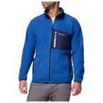 Columbia - Fast Trek Overlay Full Zip - Fleecejacke Gr M blau