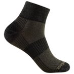 Wrightsock - Coolmesh II Merino Quarter - Multifunktionssocken 34-37 schwarz