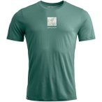 ORTOVOX Herren Shirt 120 COOL TEC ABSTRACT TS M, Größe L in Grün
