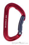 Ocun Hawk Bent Schnappkarabiner-Rot-One Size