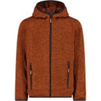 CMP Kinder Fleece Hoodie Jacke (Größe 128, braun)