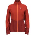 ODLO Damen Jacket RUN EASY WARM HYBRID, Größe L in Rot