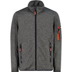 CMP  Kinder  Fleecejacke grau Größe 128 Trekking Schnell trocknend