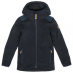 Fjällräven - Kid's Keb Fleece Hoodie - Wolljacke Gr 140 blau/schwarz