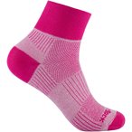 Wrightsock Coolmesh II Quarter  Damen  Fahrradsocken rot Größe 34  Trekking