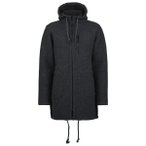 Mufflon - Patrick - Wollparka Gr M grau/schwarz