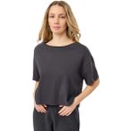Mandala Boxy Damen T-Shirt ( Grau XS)
