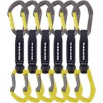 DMM Alpha Sport Quickdraw - Express-Set 12 cm 6er Set titanium-lime