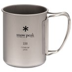 Snow Peak - Titanium Single Cup Gr 450 ml grau