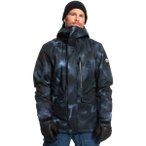 QUIKSILVER Herren Funktionsjacke MSN PRINTED JK M SNJT, Größe L in Blau