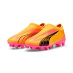 PUMA Kinder Fußb.-Nockensch. (FG) Ki ULTRA MATCH LL FG/AG Jr, Größe 18 in Ora
