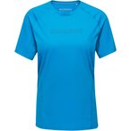 Mammut Selun Fl Logo  Damen  T-Shirts blau Größe XS Trekking  Elastisch