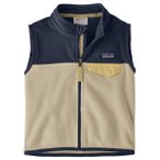 Patagonia - Baby's Micro D Snap-T Vest - Fleeceweste Gr 3-6 Months beige/blau