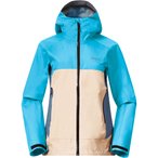 Bergans Vaagaa 3L Shell  Damen  Regenjacke blau Größe M Trekking  Elastisch Wa