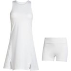 ADIDAS Damen Kleid Club Tennis Climacool Kleid, Größe L in Weiß