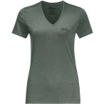 JACK WOLFSKIN Damen Shirt CROSSTRAIL T WOMEN, Größe XL in Grau
