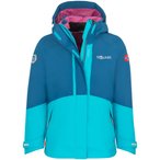 Trollkids Skanden 3in1  Kinder  Doppeljacke tuerkis Größe 98 Trekking  Winddic