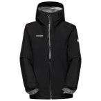 Mammut - Women's Crater Light Hardshell Hooded Jacket - Regenjacke Gr L schwarz