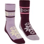 Kari Traa Damen Rusa Socken 2er Pack (Größe 39 , lila)