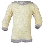 Engel - Baby-Body Langarm Mit Druckverschluss Schulter - Merinounterwäsche Gr 6