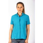 MAUL Damen Bluse Kuranda 3XT-1/2 Bluse elastic, Größe 38 in Blau