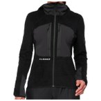 Mammut - Women's Eiger Nordwand Pro Midlayer Air Hooded - Fleecejacke Gr L schwa